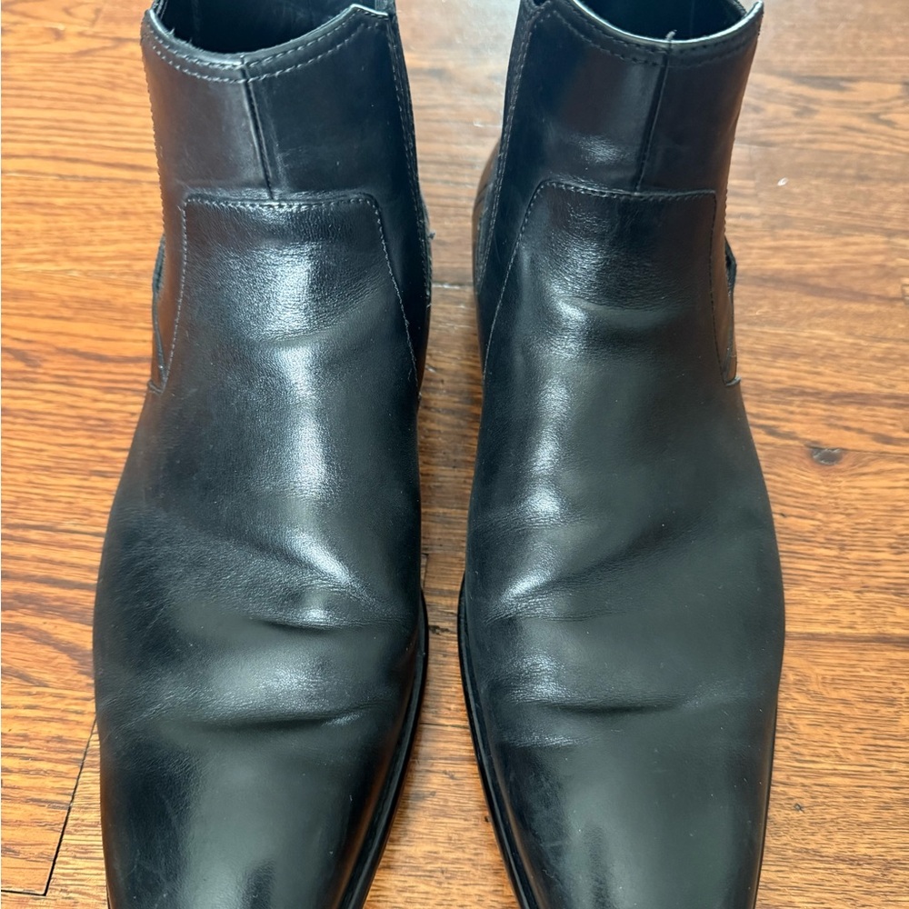 Hugo Boss Black Leather Men's Boots